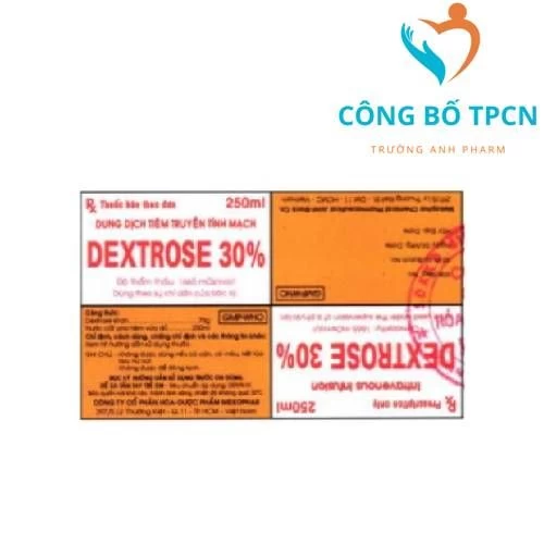 Dextrose 30% Mekophar - Dung dịch cung cấp nước cho cơ thể